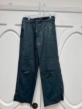 Mon & Pau Green Leather Pants S